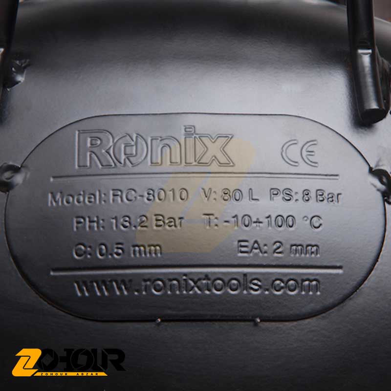 کمپرسور باد 80 لیتری رونیکس مدل Ronix RC-8010