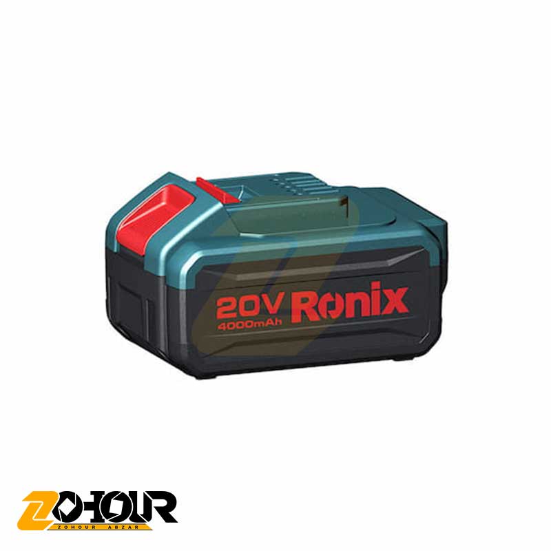 باتری لیتیوم 20 ولت 4 آمپر براش لس رونیکس مدل Ronix 8991